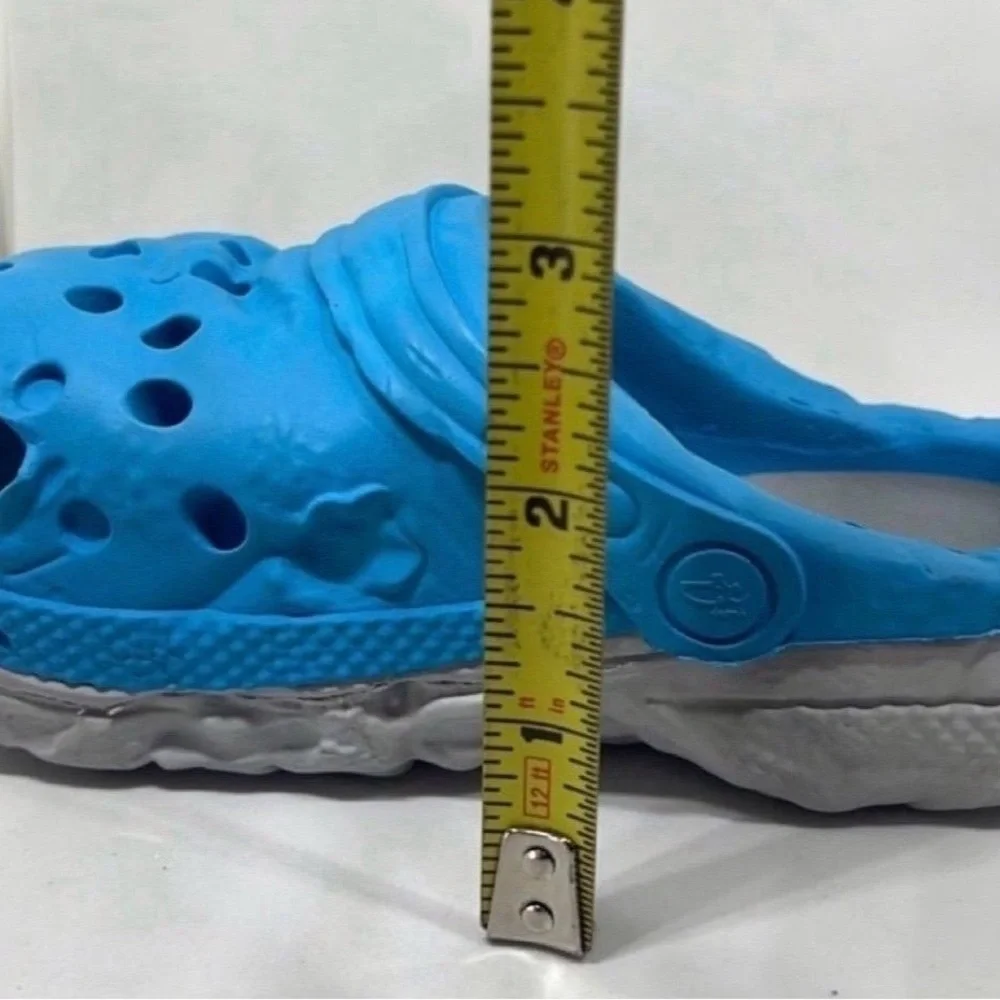 Large Blue‎ Natural Rubber Dog Chew Toy Slipper | 6x3 in | Treat Dispenser